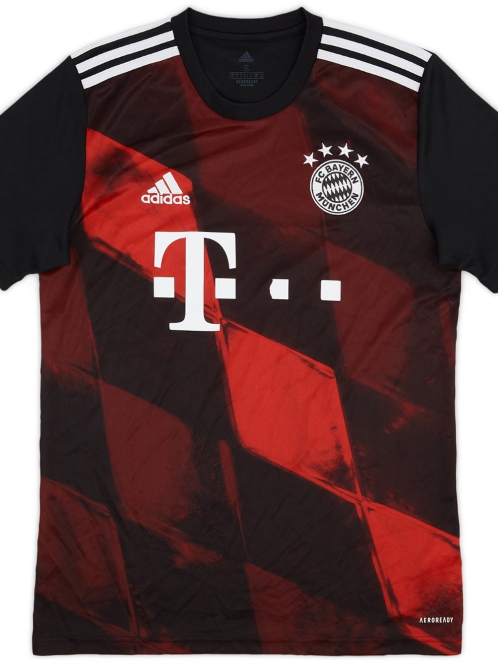 RARE Adidas FC Bayern München Pre-Match Jersey Black Red Diamond HEAT.RDY NWT 7
